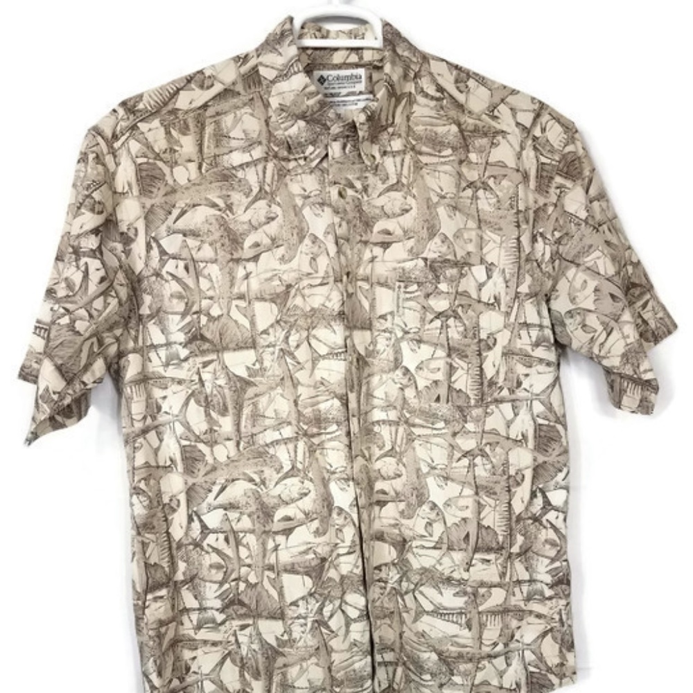 Columbia Mens Button Down Shirt Size Large